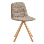 Office chairs, Maarten chair, wooden swivel base, matt oak - Gaudi 11, Gray