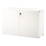 String Furniture String cabinet with lock, 78 x 32 x 52 cm, white