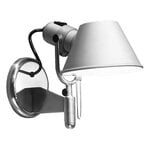 Lampada da parete Tolomeo Faretto, con interruttore, alluminio