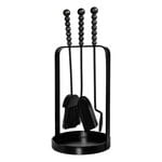 Aarikka Nuppu fireplace tool set, black