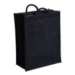 Magazine racks, Helsinki jute bag, black, Black