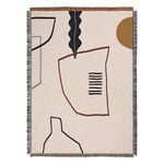 ferm LIVING Mirage blanket, off white