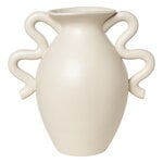 Vases, Verso table vase, cream, White