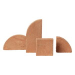 Figurines, Shape sculpture set, rosatto, Brown