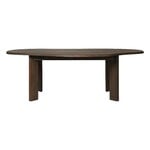 ferm LIVING Tarn dining table, 220 x 118,5 cm, dark stained beech