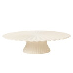 ferm LIVING Piedistallo per torta Fountain, 25 cm, bianco naturale