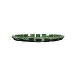 ferm LIVING Plait platter 30 cm, emerald green