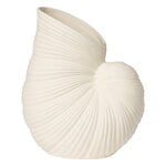 ferm LIVING Vaso Shell, bianco naturale