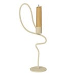 ferm LIVING Portacandela Valse, alto, cashmere