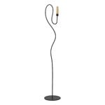 ferm LIVING Valse floor candle holder, black