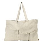 Bags, Pocket weekend bag, off-white, White