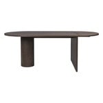 ferm LIVING Pylo extendable dining table, dark stained oak