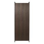 Cabinets, Sill cupboard, tall, dark stained oak, Brown