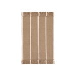 ferm LIVING Tappetino Calm Kelim, 50 x 70 cm, sabbia scura - bianco naturale