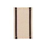 ferm LIVING Matte Calm Kelim, 50 x 70 cm, Naturweiß - Kaffee