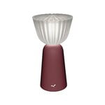 Fermob Swiing portable table lamp, 20 cm, black cherry