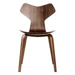 Dining chairs, Grand Prix 4130 chair, walnut, Brown