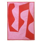 Finarte Maininki bedspread, pink - red