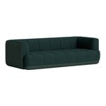 Quilton Duo 3-seater sofa, green, Vidar 1062 - Atlas 981