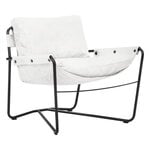 Armchairs & lounge chairs, Bug armchair, low, white leather Moderno, White