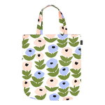 Bags, Flora tote bag, blue, Multicolour