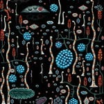 Wallpapers, Black Lake wallpaper, matt coated, Multicolour