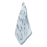 Handtücher und Waschlappen, Aallokko Handtuch, Leinen - Blau, Natur
