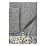 Lapuan Kankurit Arvo pocket shawl, 60 x 180 cm, white - mottled grey