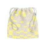 Toiletry & makeup bags, Koodi ribbon bag, yellow - linen, Natural