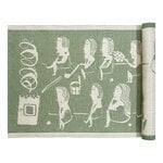 Seat covers, Naisten Sauna sauna cover, 46 x 150 cm, linen - green, Natural