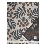 Lapuan Kankurit Pihapuu blanket, 135 x 180 cm, beige - brown - black