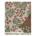 Lapuan Kankurit Couverture Pihapuu, 135 x 180 cm, beige - cannelle - olive