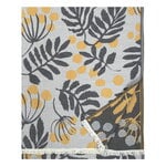 Lapuan Kankurit Pihapuu blanket, 135 x 180 cm, grey - honey - black