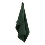 Teli da doccia, Asciugamano gigante Terva, nero - verde pioppo, Nero