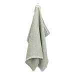 Asciugamani da bagno, Asciugamano Terva, bianco - verde oliva, Verde
