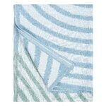 Serviettes de bain, Serviette de bain Metsälampi, blanc - vert - rainy blue, Vert