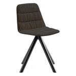 Ruokapöydän tuolit, Maarten tuoli, Ecoalf Edition, pyörivä, musta - caviar, Musta