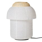 , Papier Double table lamp, 30 cm, soft yellow, White