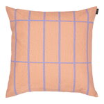 Cushion covers, Tiiliskivi cushion cover, 50 x 50 cm, peach - lilac, Orange