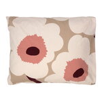 Marimekko Unikko tyynyliina, 50 x 60 cm, beige - puuvilla - roosa
