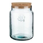 Marimekko Oiva - Unikko jar, large, recycled glass - cork