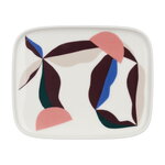 Plates, Oiva - Berry plate, 15 x 12 cm, white - blue - powder - red, White