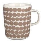 Cups & mugs, Oiva - Siirtolapuutarha mug, 2,5 dl, white - clay, White