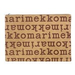 Marimekko Logo pouch, A4, brown - dark brown