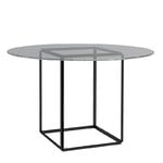 Florence dining table, black - smoked glass Florence dining table, black - smoked glass