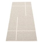 Plastic rugs, Fred rug, 70 x 180 cm, linen - vanilla, Beige