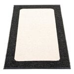 Plastic rugs, Ilda rug, 70 x 120 cm, black - vanilla, White