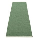 Plastic rugs, Mono rug, 85 x 260 cm, leaf, Green