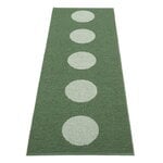 Pappelina Tappeto Vera Pop, 70 x 200 cm, foglia - menta nebbiosa