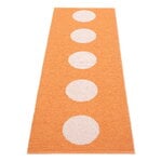 Pappelina Tappeto Vera Pop, 70 x 200 cm, arancione pallido - rosa perla